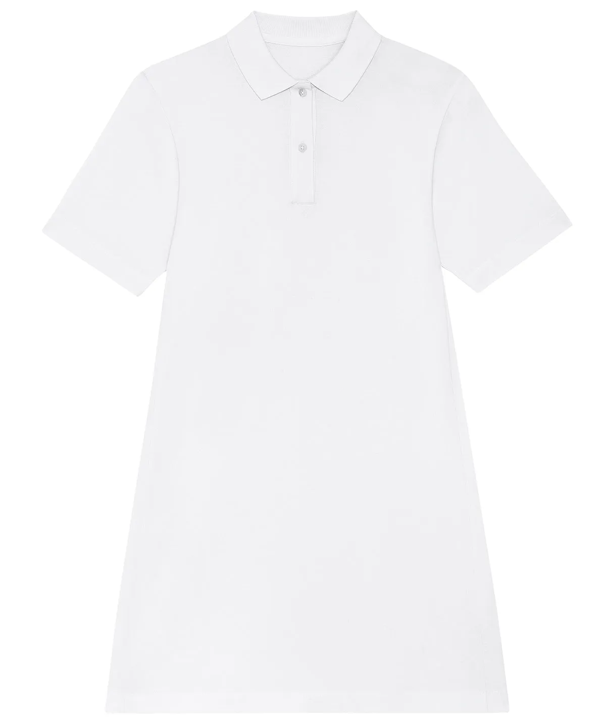 White - Stella Paiger women's piqué polo dress (STDW162)