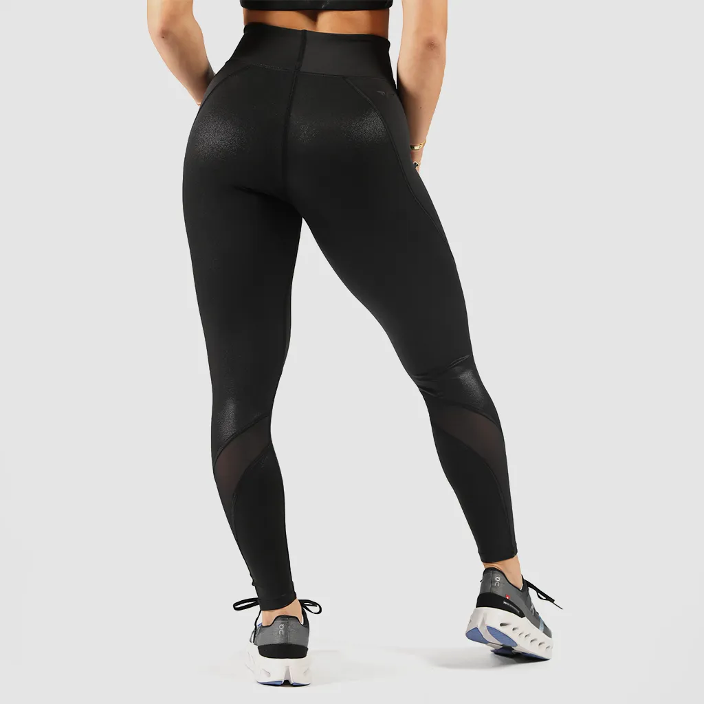 WOMEN-BLACK-LEGGING (SHINY-BLACK)