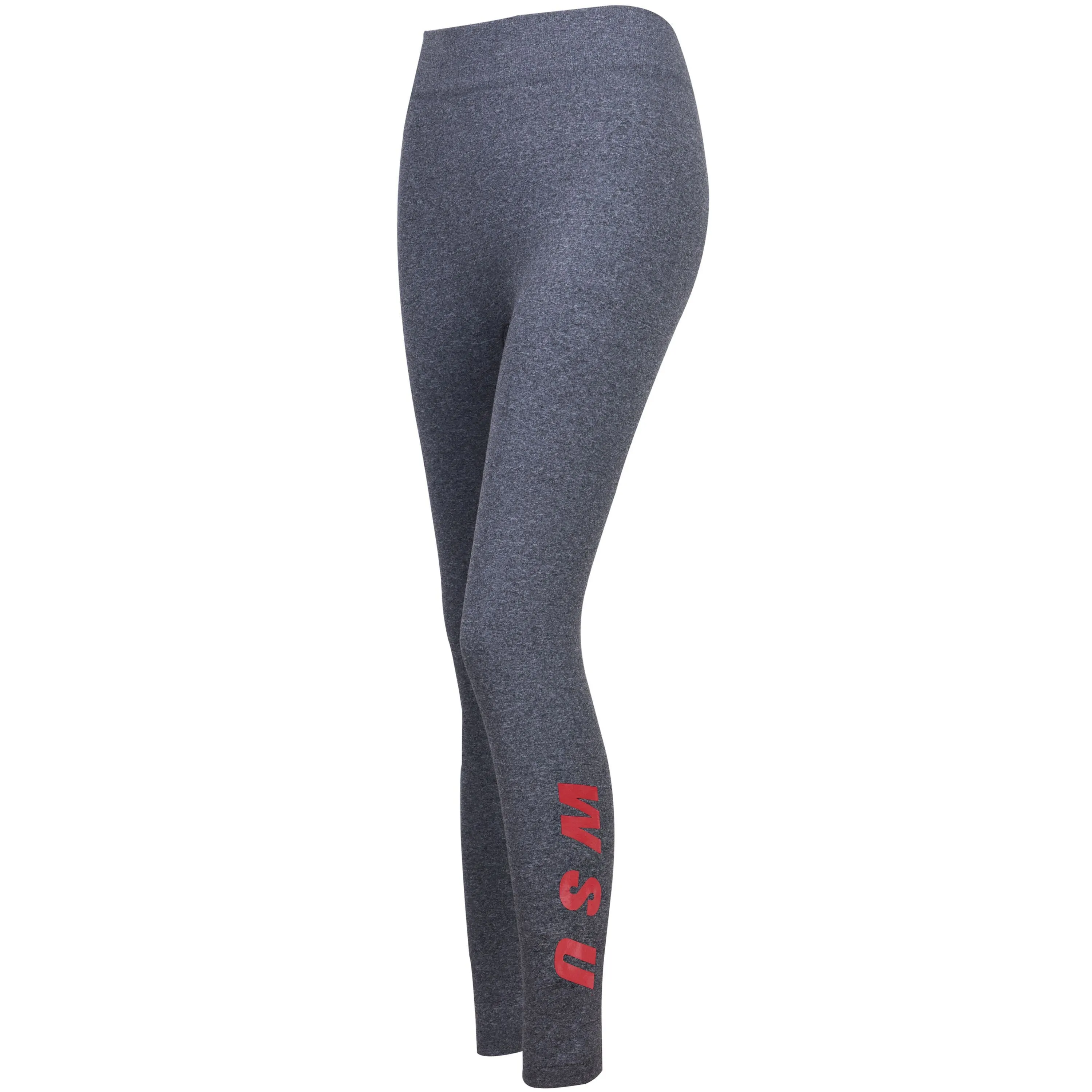 Womens Fleece Grey WSU Leggings